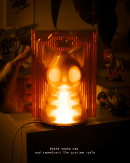 Quantum Kitty Lamp 3d model