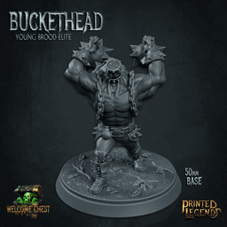 Buckethead 04 (50mm Base) 3d model