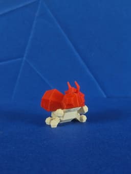 Ledyba Low Poly Pokemon 3d model