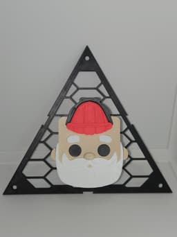 Blokkheadz Retro Rudolph Santa 3d model