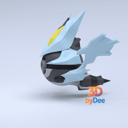Kyurem (Black) Pokeball 3d model