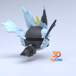 Kyurem (Black) Pokeball 3d model