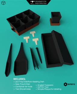Garden Seedling Starter Kit 3d model