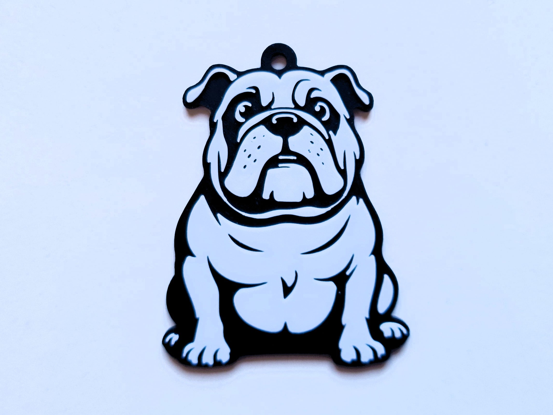 Dog keychain 12 3d model