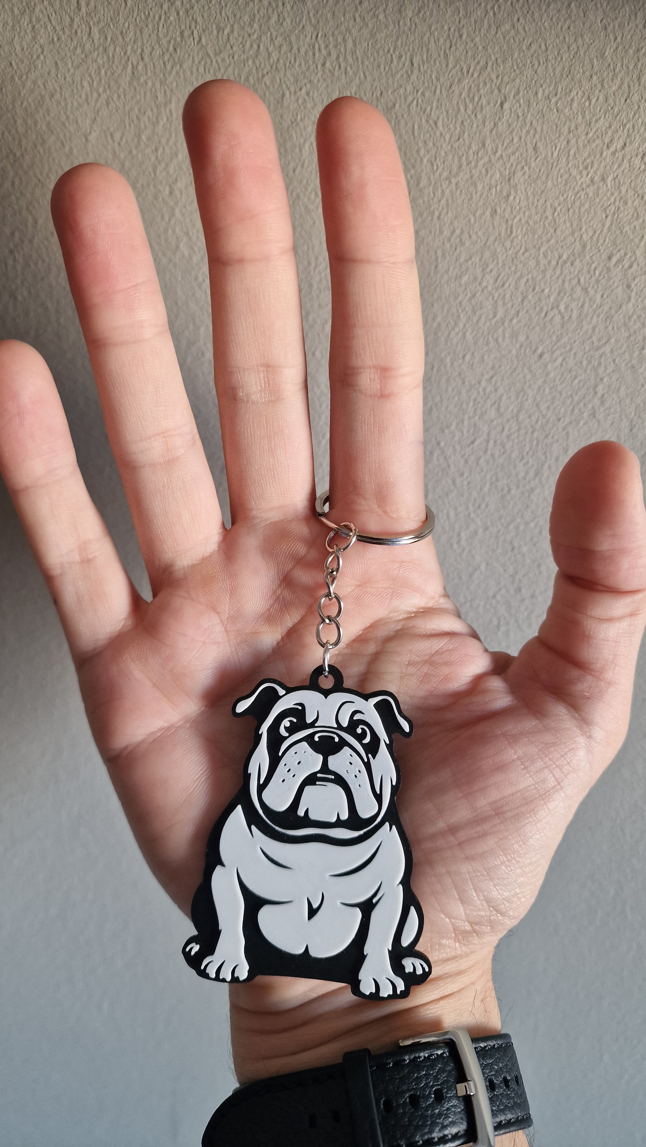 Dog keychain 12 3d model