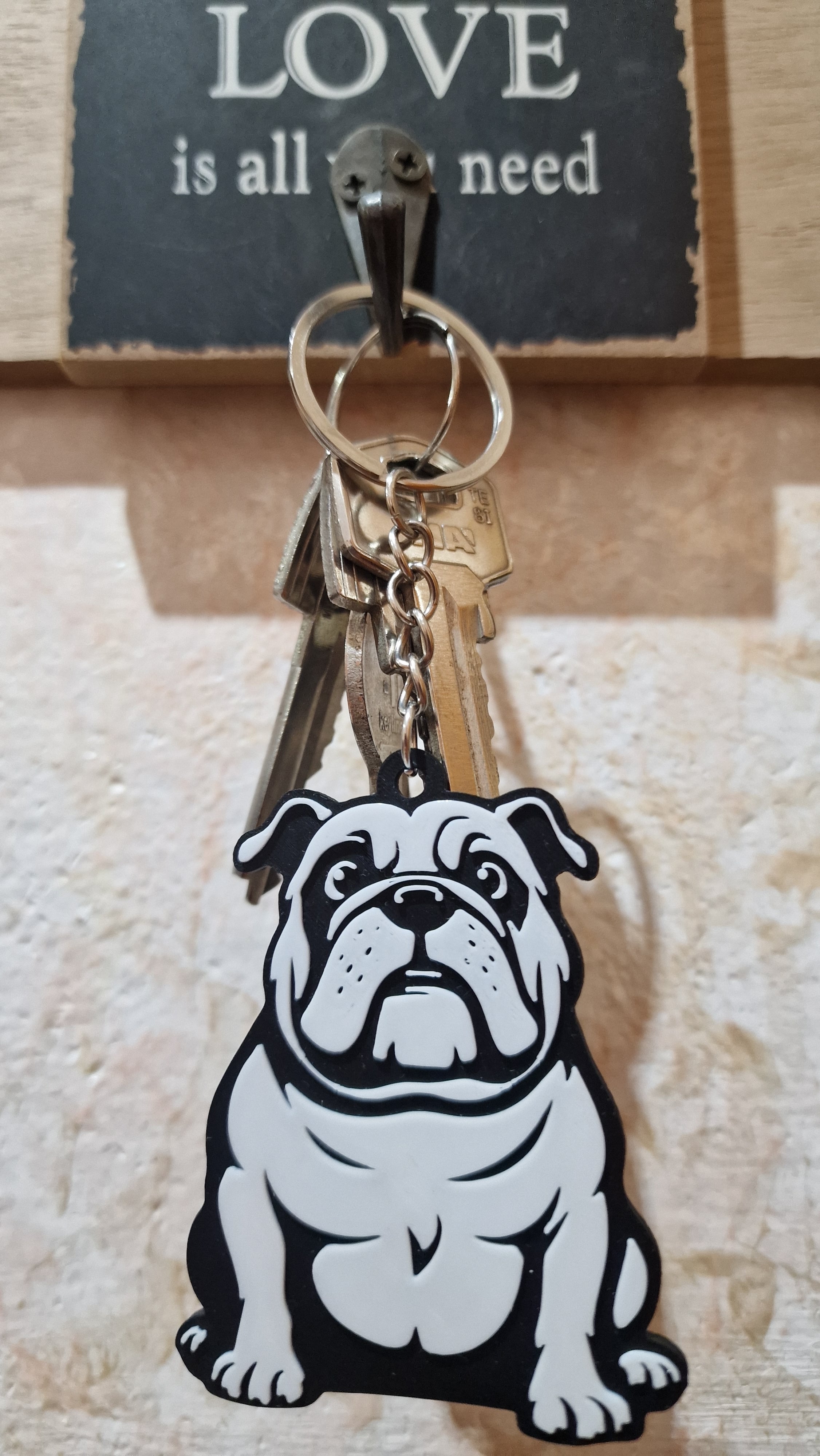 Dog keychain 12 3d model