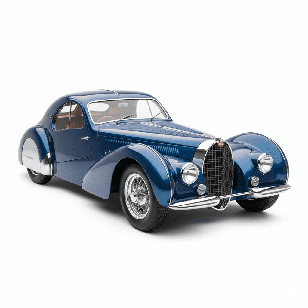 Car : Bugatti Type 57SC Atlantic Vintage Coupe 3d model