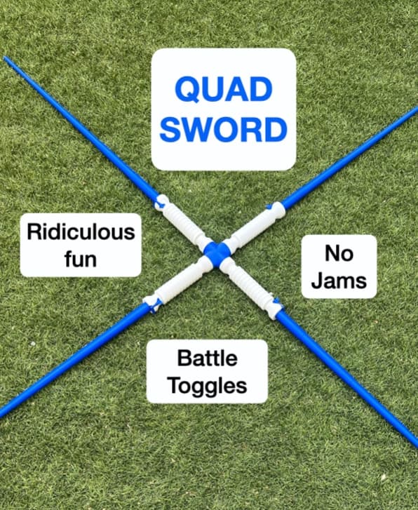 Spools Quad Extendisword 3d model