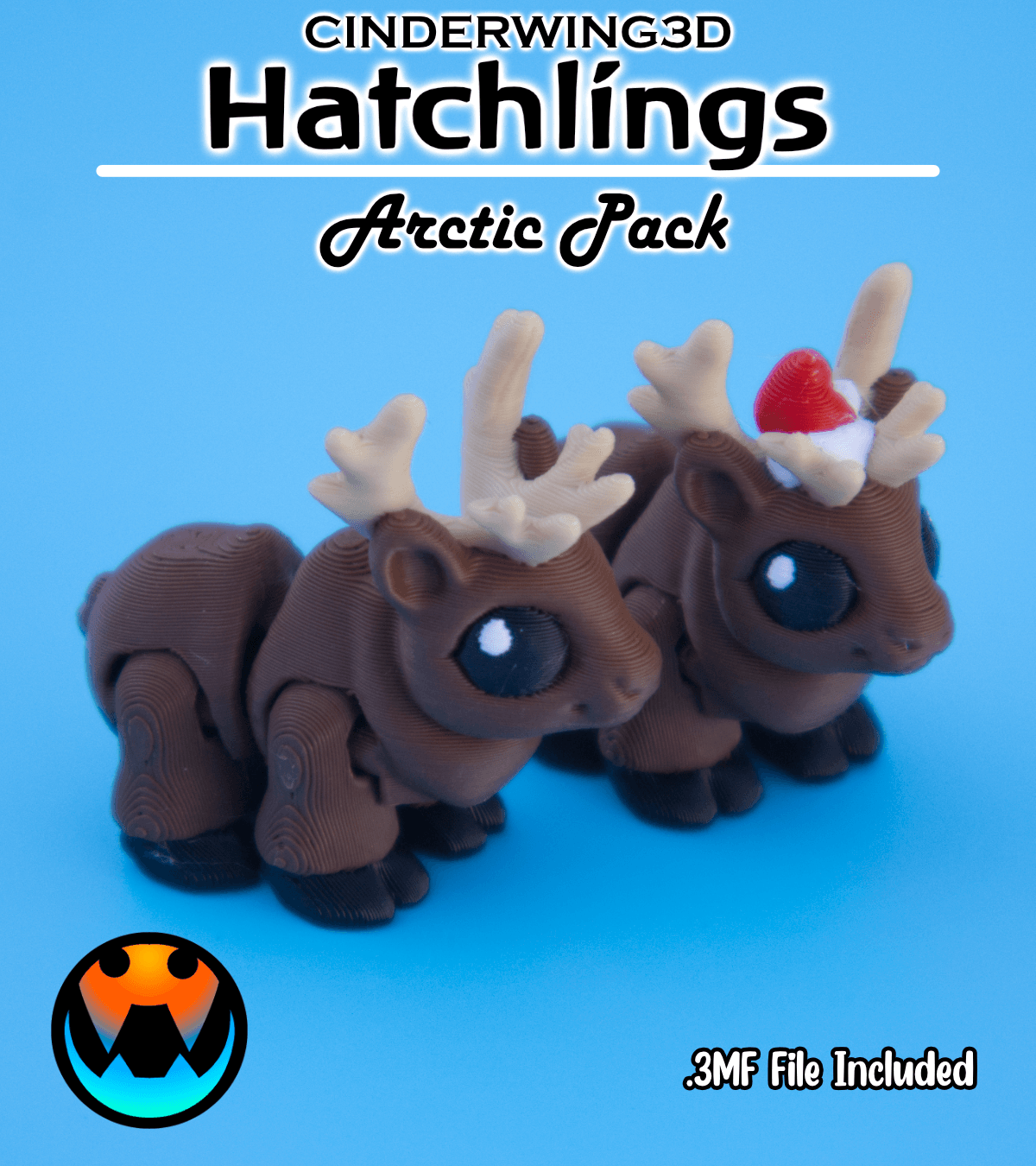 Reindeer - Hatchling 3d model
