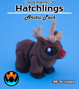 Reindeer - Hatchling 3d model