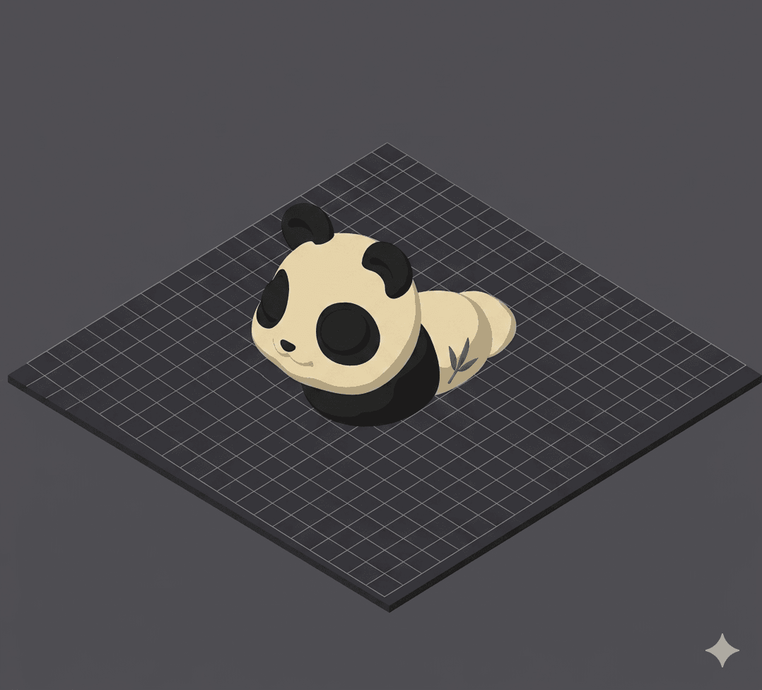 Panda Slug 3d model