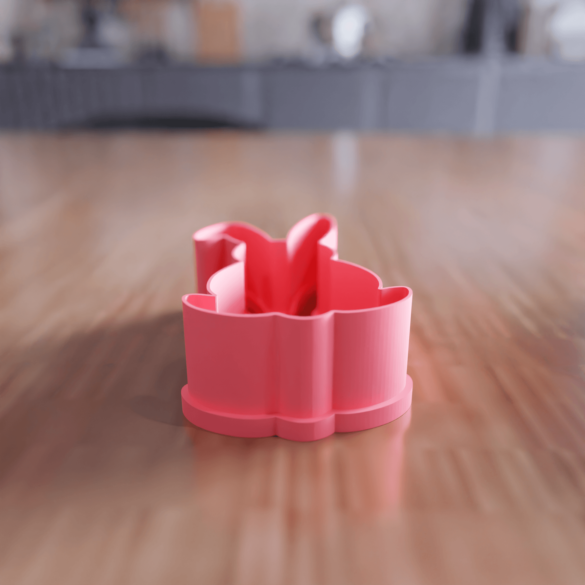 Easter Bunny Cookie Cutter Set 3d model