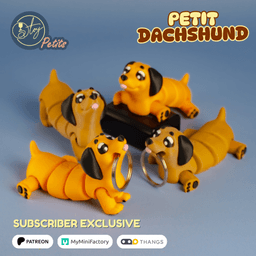 PETIT DACHSHUND 3d model