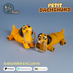 PETIT DACHSHUND 3d model