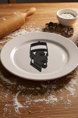 Ottoman Man Cookie Cutter, Biscuit Cutter 3d model