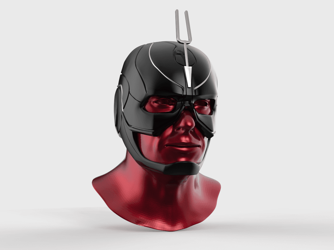 Black Bolt Cowl 3d model