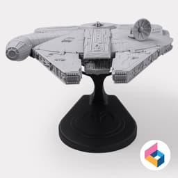 Millennium Falcon Display Stand 3d model