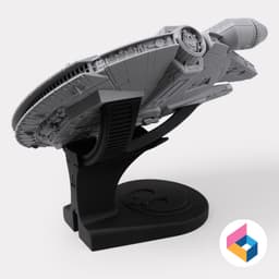 Millennium Falcon Display Stand 3d model