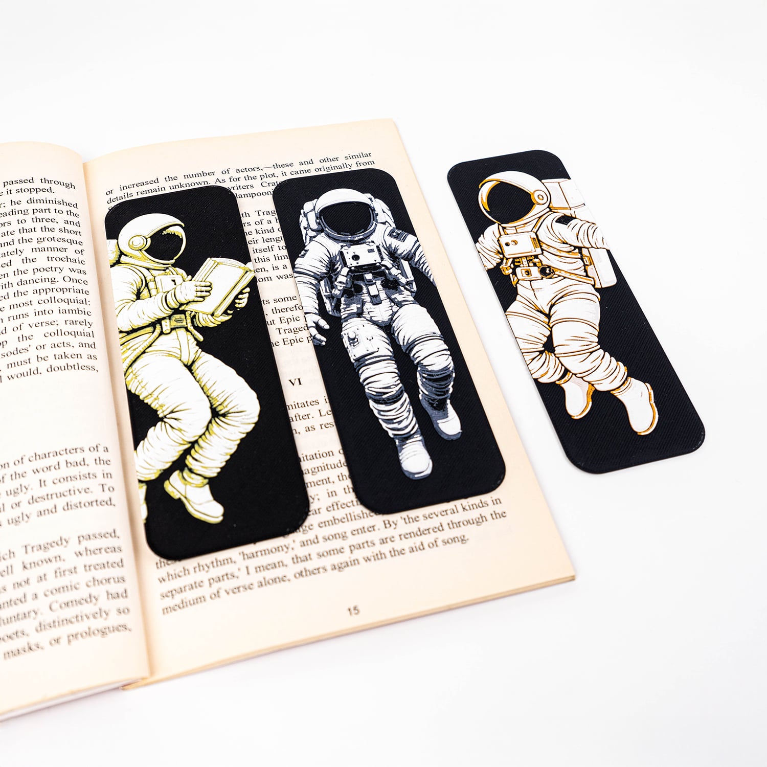 Astronaut Bookmarks 3d model