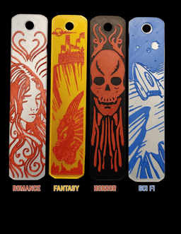 Genre Bookmarks: Horror and Fantasy 3d model