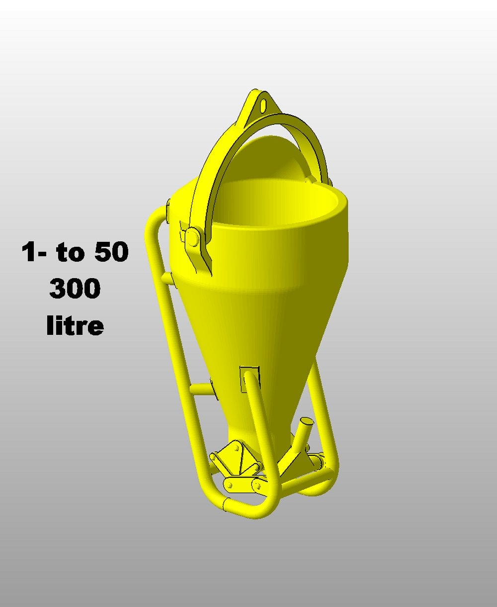 1-50 Concretebucket 300L.stl 3d model