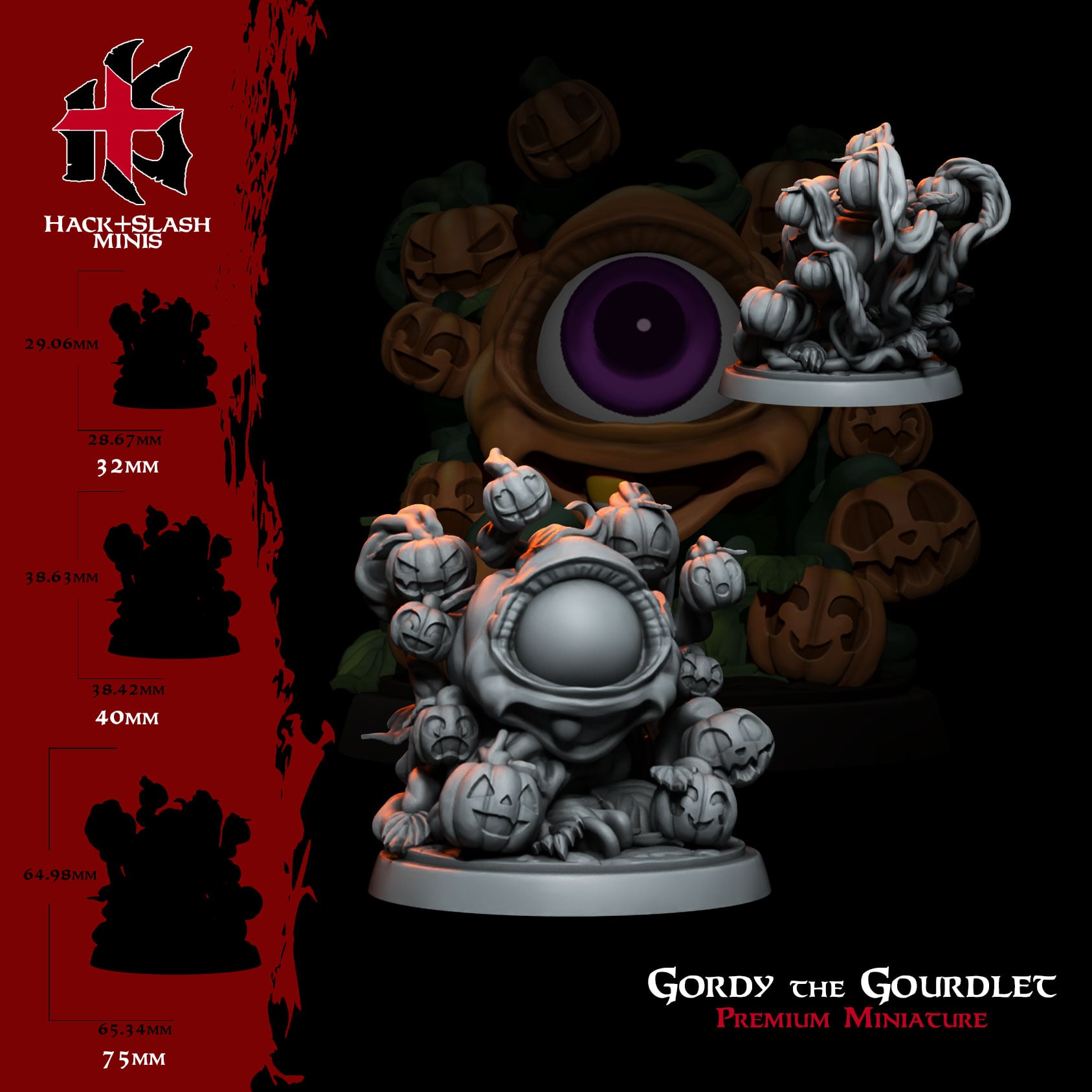 Gourdy - Chibi Harvest Lord 3d model