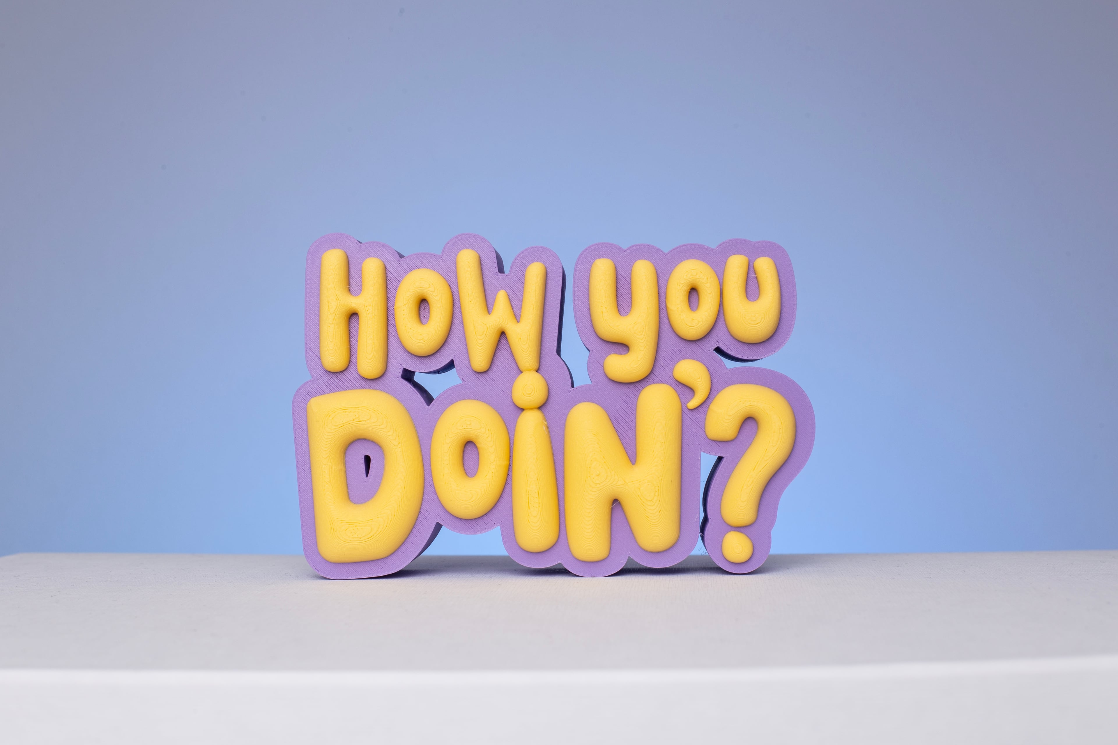 FRIENDS "How you doin" Standing Decoration 3d model
