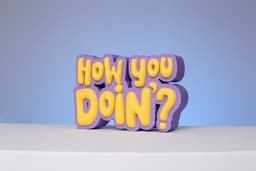 FRIENDS "How you doin" Standing Decoration 3d model