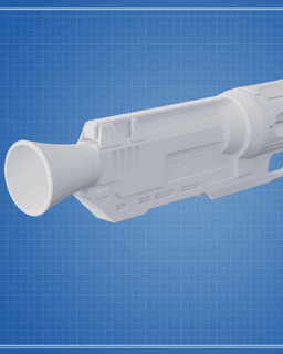 Brutus' Fourth Blaster - Skeleton Crew 3d model