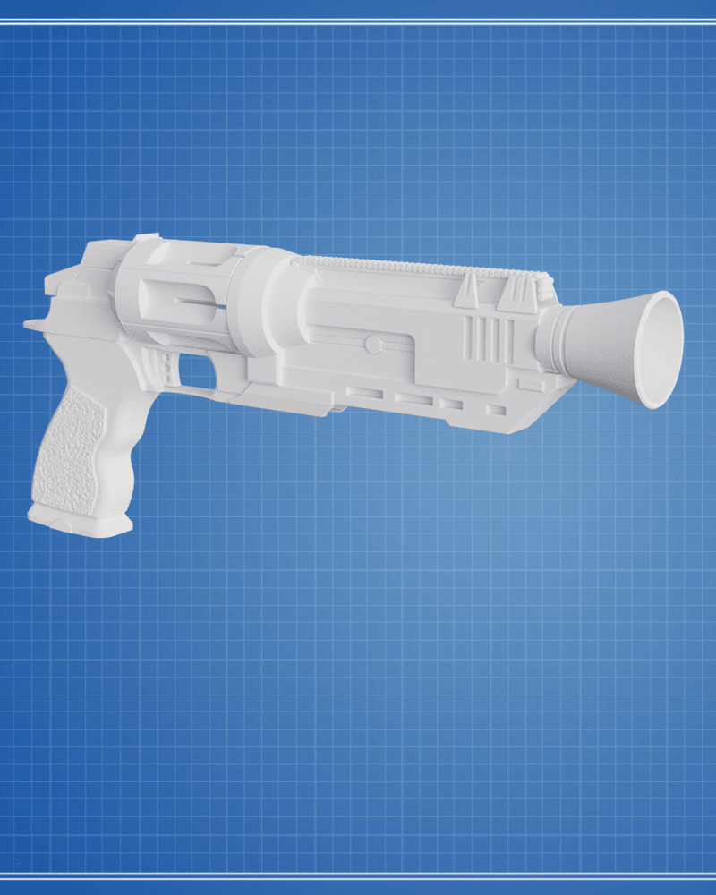 Brutus' Fourth Blaster - Skeleton Crew 3d model