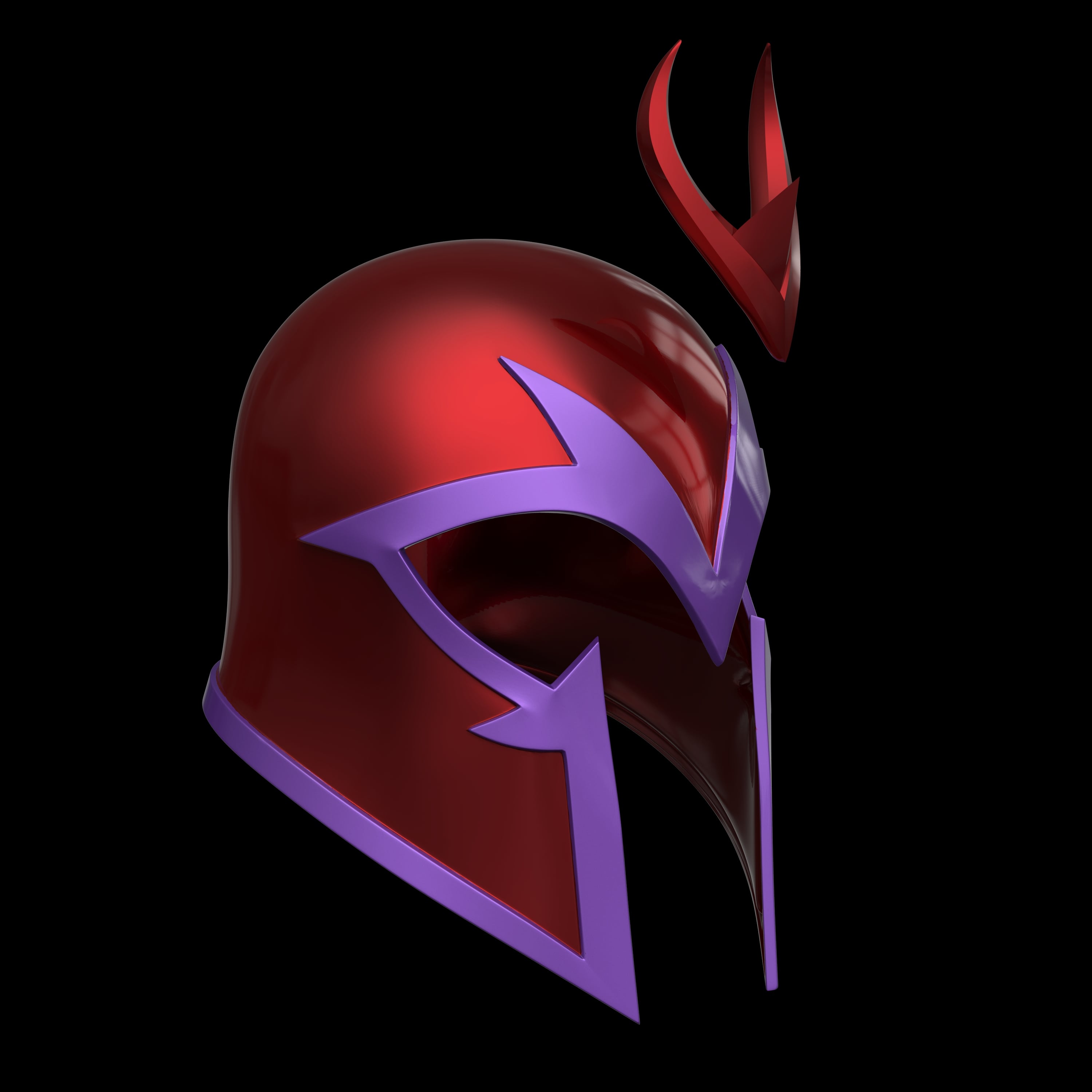 Magneto Helmet 3d model