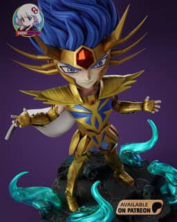 Saint Seiya Mask of Death Chibi - Premium Collectible 3d model