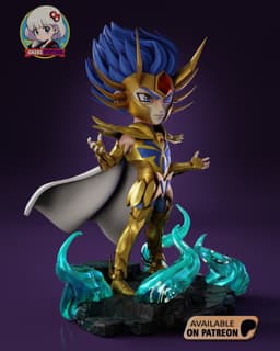 Saint Seiya Mask of Death Chibi - Premium Collectible 3d model