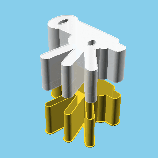 Telescope, nestable box (v1) 3d model