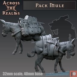 Pack mule 3d model
