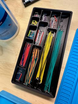 Gridfinity Breadboard Wire Holder 3d model