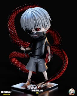 KanekiKen Tokyo Ghoul Chibi - Premium Collectible 3d model