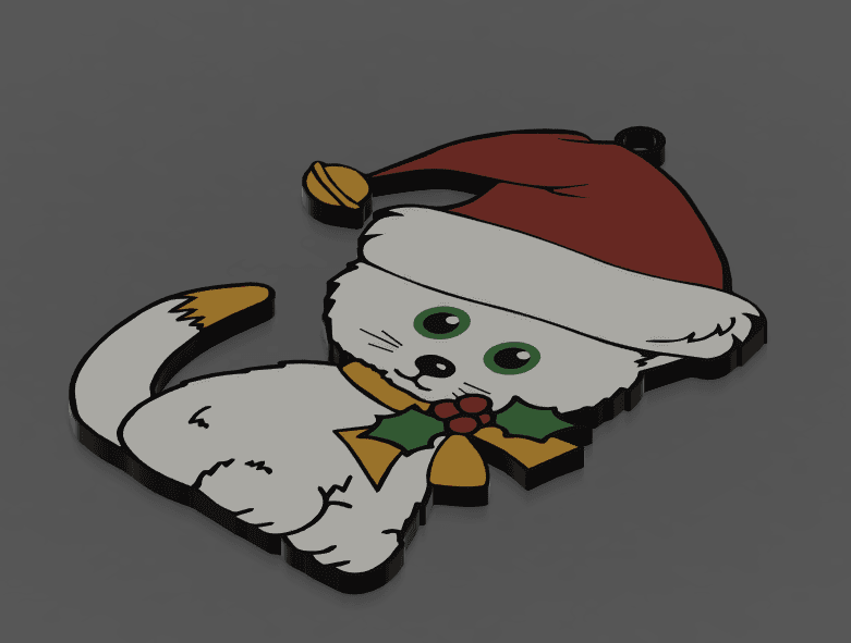 Christmas Pack: Cat II 3d model