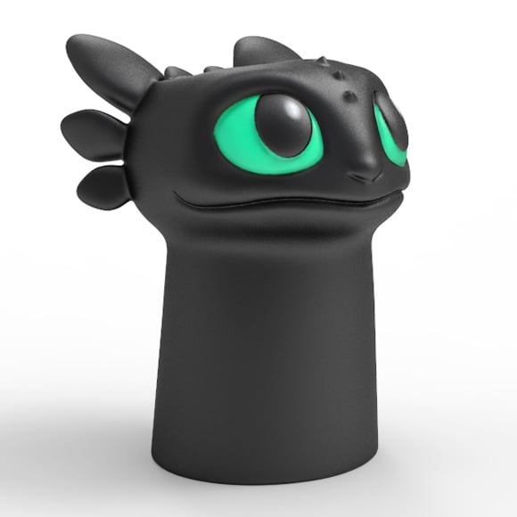 TOOTHLESS DRAGON HOLDER 3d model