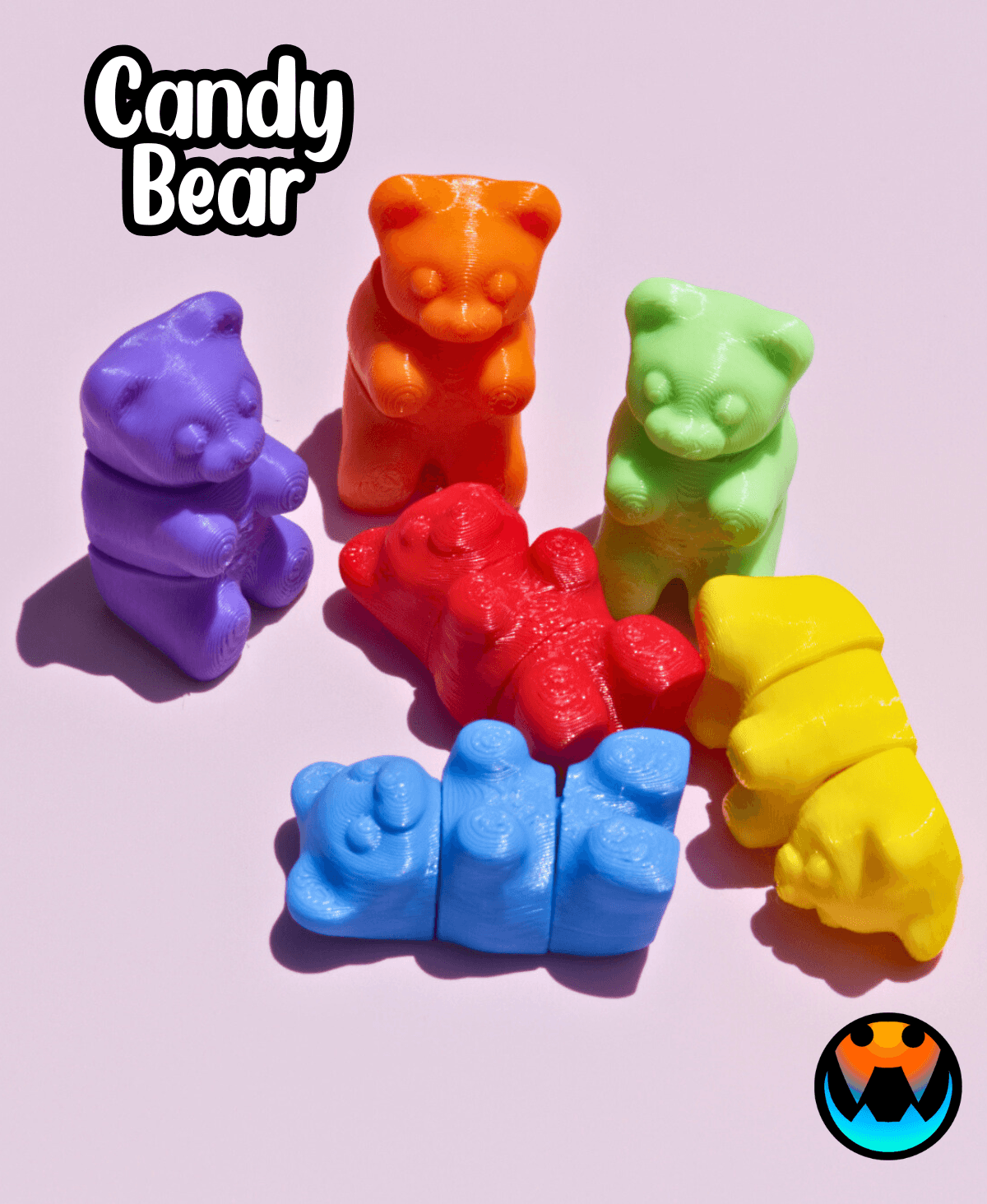 Candy Bear 3d model
