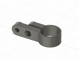 PDW Bike Fender Mount 3d model
