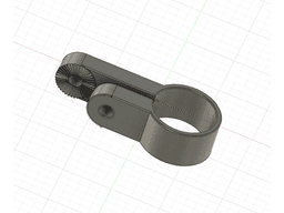 PDW Bike Fender Mount 3d model