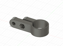 PDW Bike Fender Mount 3d model