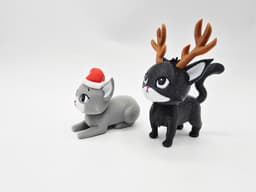 CHRISTMAS KITTYS FREE 3d model