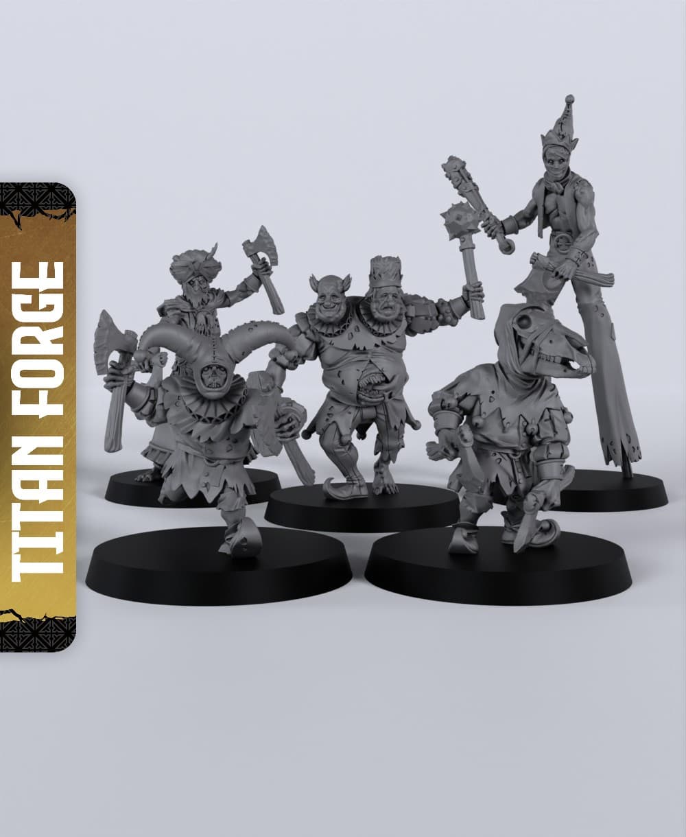 Carnies - With Free Dragon - 5e DnD Inspired for RPG and Wargamers 3d model