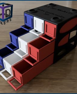 Storage drawers 3d model