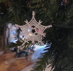 Snowflake Ornaments 3d model