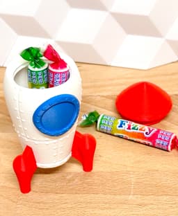 Cartoon Rocket Box (toy and box/giftbox) 3d model