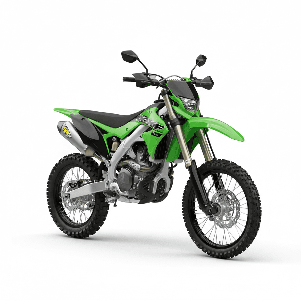Kawasaki KX250F Four Stroke Dirt Bike 3d model