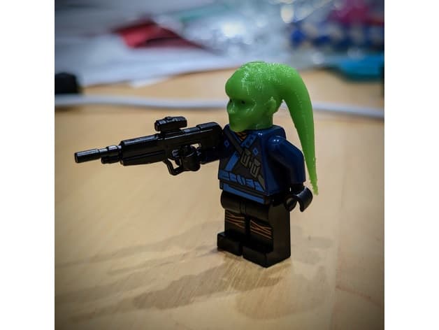 Twi'lek Head (Lego Compatible) 3d model